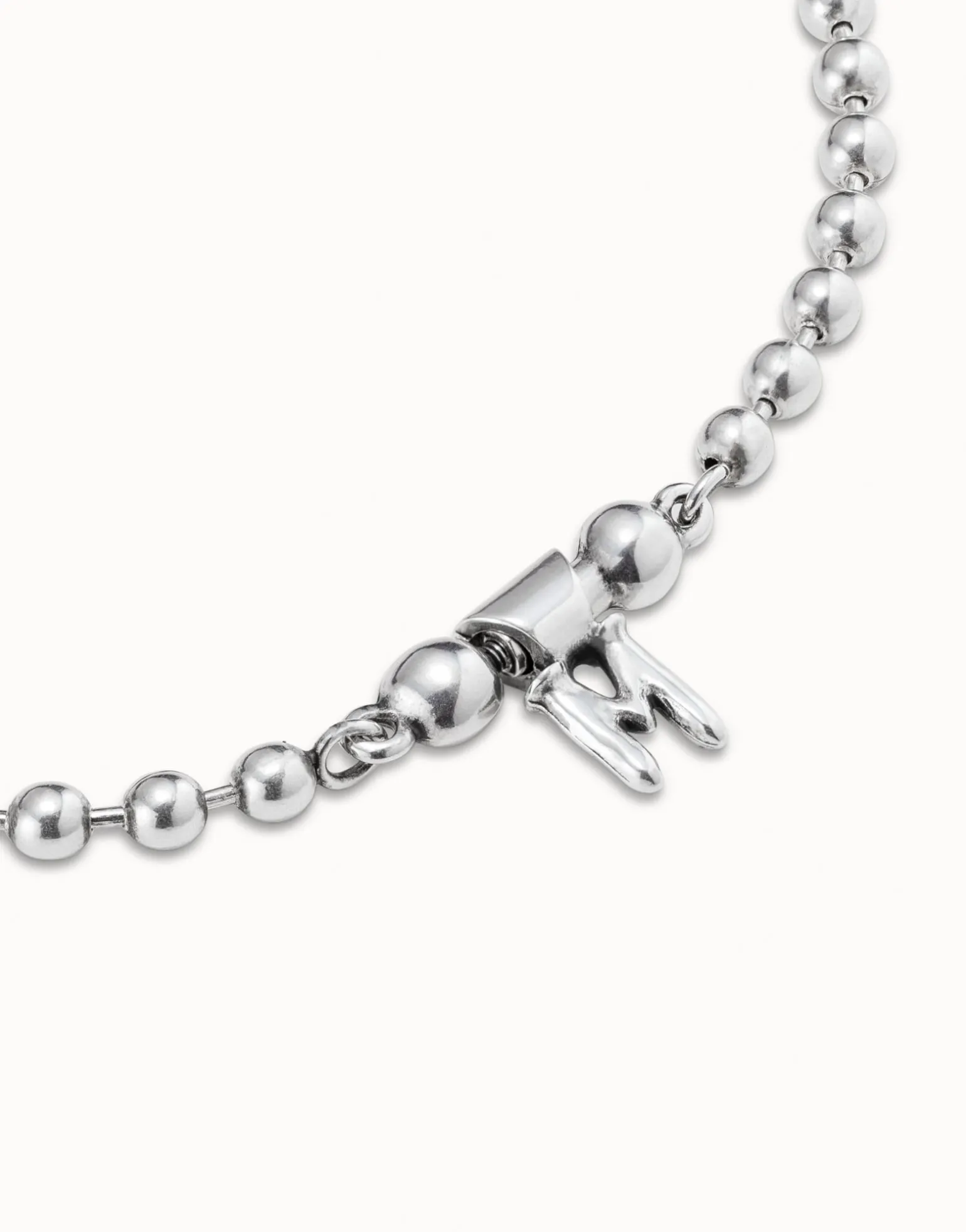 Collar corto bañado en plata de ley