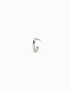 Piercing bañado en plata de ley de aro