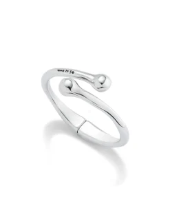 Pulsera bañada en plata con muelle interior