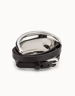 Pulsera bañada en plata de ley