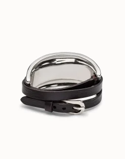 Pulsera bañada en plata de ley