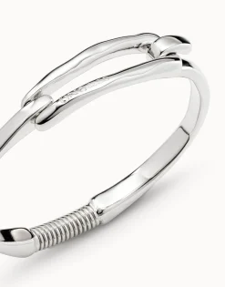 Pulsera bañada en plata de ley