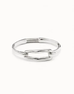 Pulsera bañada en plata de ley