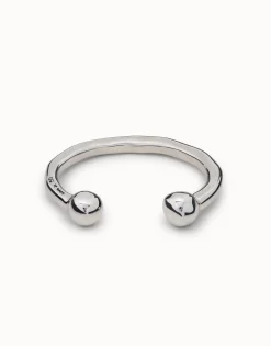 Pulsera bañada en plata de ley diseño clásico para mujer