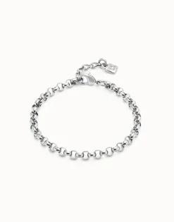 Pulsera cadena bañadas en plata de ley