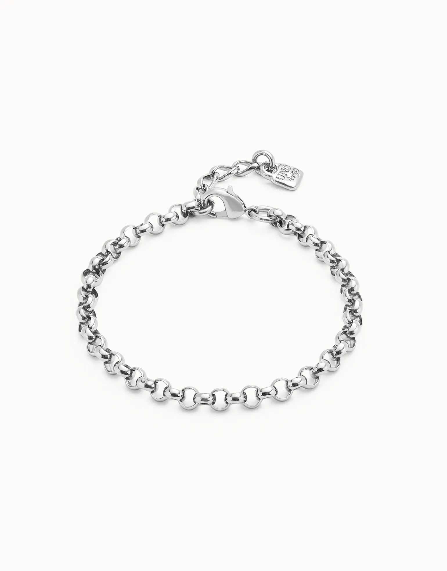 Pulsera cadena bañadas en plata de ley