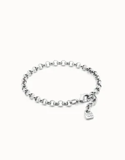Pulsera cadena bañadas en plata de ley