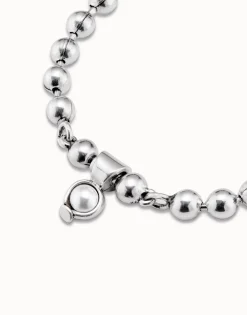 Pulsera de cadena bañada en plata de ley