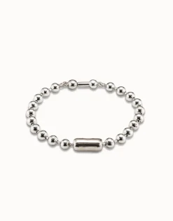Pulsera de cadena bañada en plata de ley