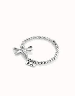 Pulsera elastica con libélula bañada en plata de ley