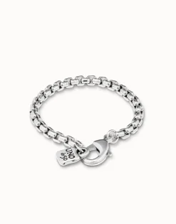 Pulsera flexible bañada en plata de ley