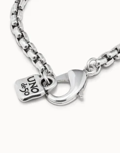 Pulsera flexible bañada en plata de ley