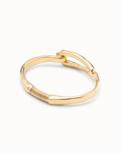 Pulsera hebilla bañada en oro de 18k